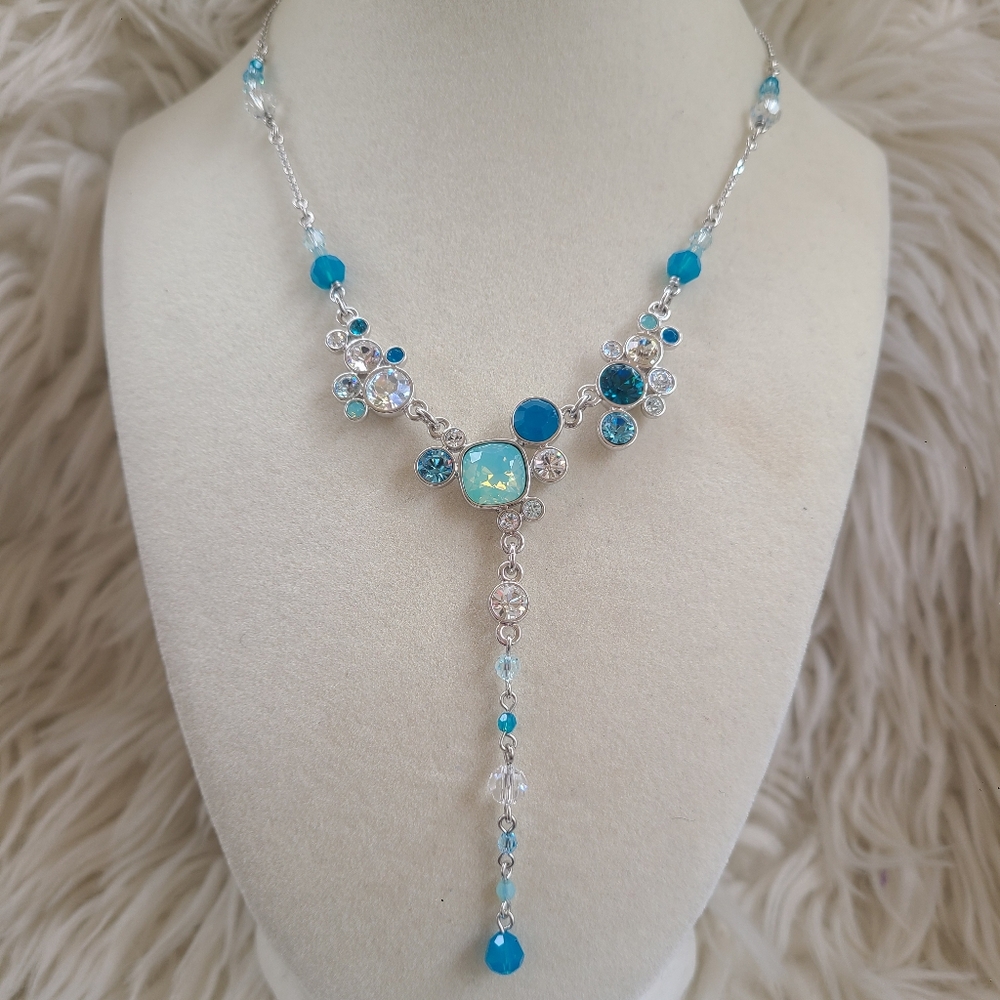 Swarovski Gisele Blue Necklace- Excellent Condition
